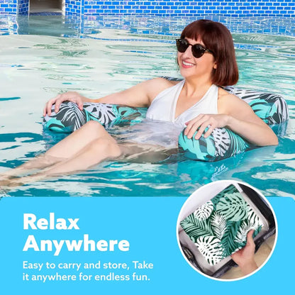 Inflatable Pool Float Chair – Heavy Duty Adult Lounge Float for Pool, Beach & Summer Fun