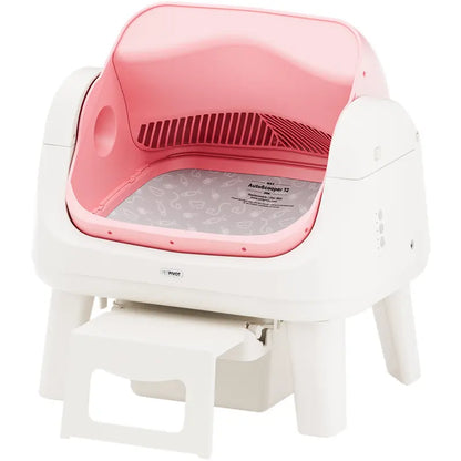 Automatic Self-Cleaning Cat Litter Box – Open-Top Smart Pet Toilet with Triple Safety Protection