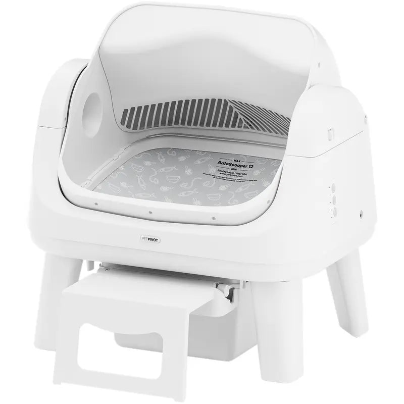 Automatic Self-Cleaning Cat Litter Box – Open-Top Smart Pet Toilet with Triple Safety Protection