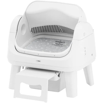 Automatic Self-Cleaning Cat Litter Box – Open-Top Smart Pet Toilet with Triple Safety Protection