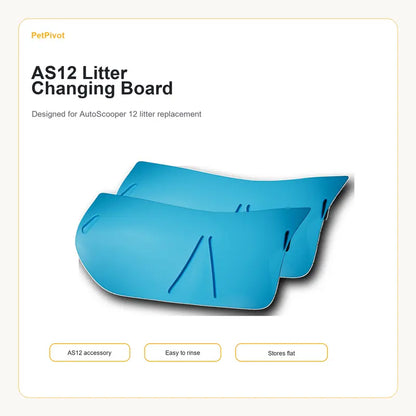 2 Pack Curved Plastic Boards for Automatic Cat Litter