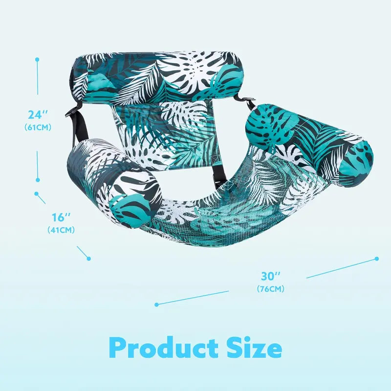 Inflatable Pool Float Chair – Heavy Duty Adult Lounge Float for Pool, Beach & Summer Fun