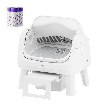 Automatic Self-Cleaning Cat Litter Box – Open-Top Smart Pet Toilet with Triple Safety Protection